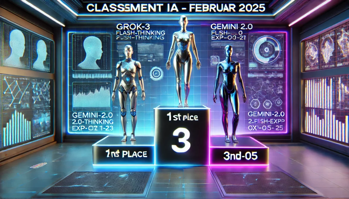 Les modèles d’IA les plus performants en février 2025